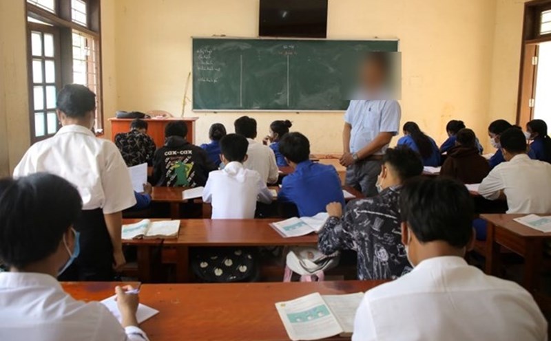 Teachers are eligible for staff reduction if they meet the conditions. Illustration photo: Hung Tho