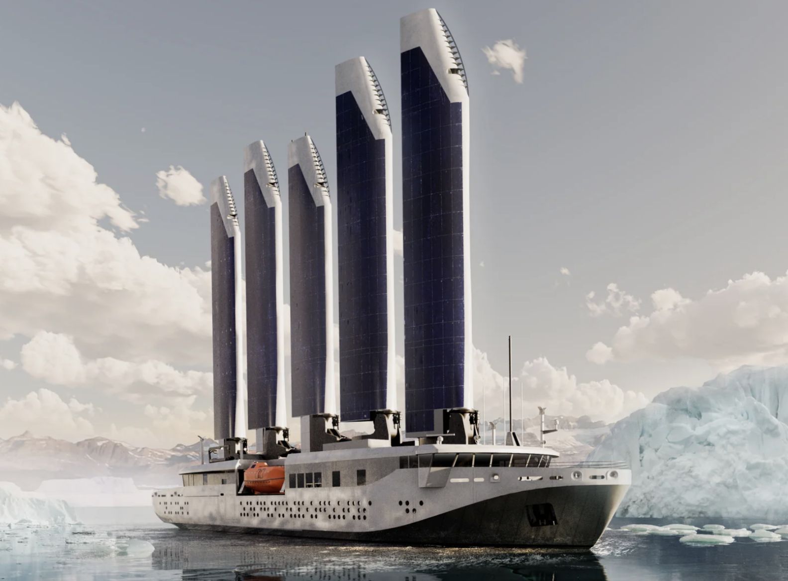 Solar-powered boat design. Photo: Selar