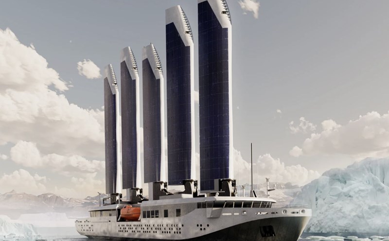 Solar-powered boat design. Photo: Selar