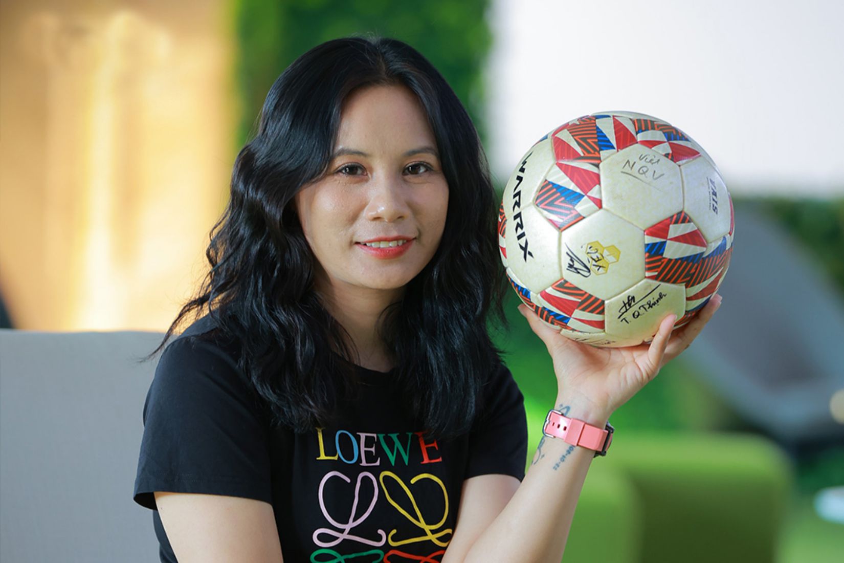 Former player Van Thi Thanh. Photo: FPT Play