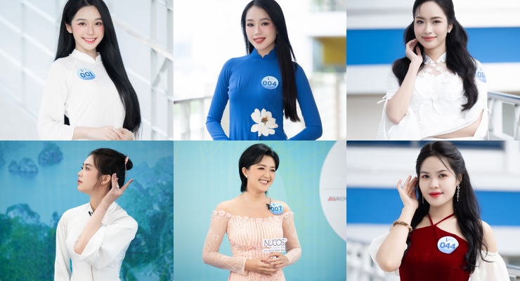 Outstanding contestants of Miss Vietnam National. Photo: Golden Lotus.