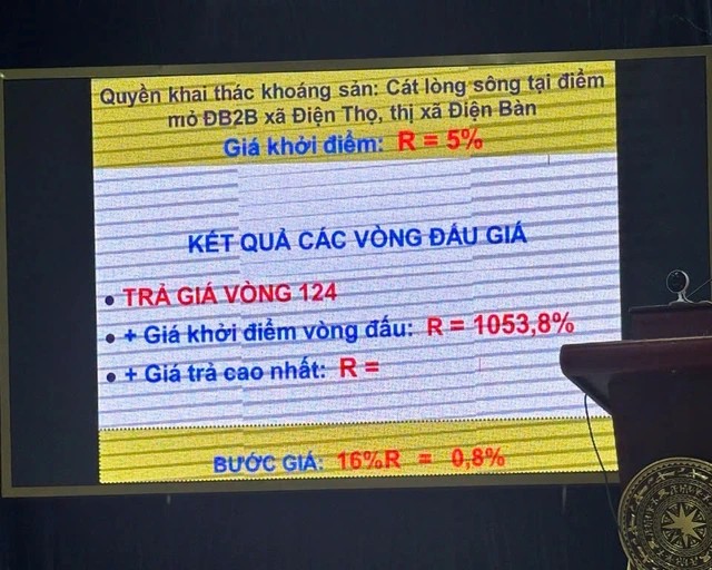 Ket qua trung dau gia 370 ti du gia khoi diem chi 1,2 ti dong lam day len lo ngai doanh nghiep bo coc. Anh: DVCC