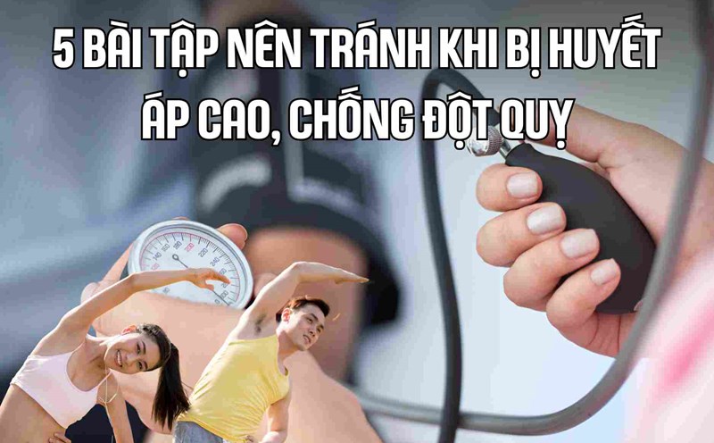 5 exercises to avoid when having high blood pressure, prevent stroke