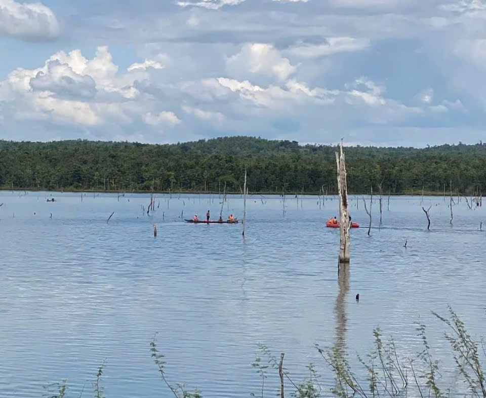 The scene where the group of people had an accident. Photo: Provided by authorities