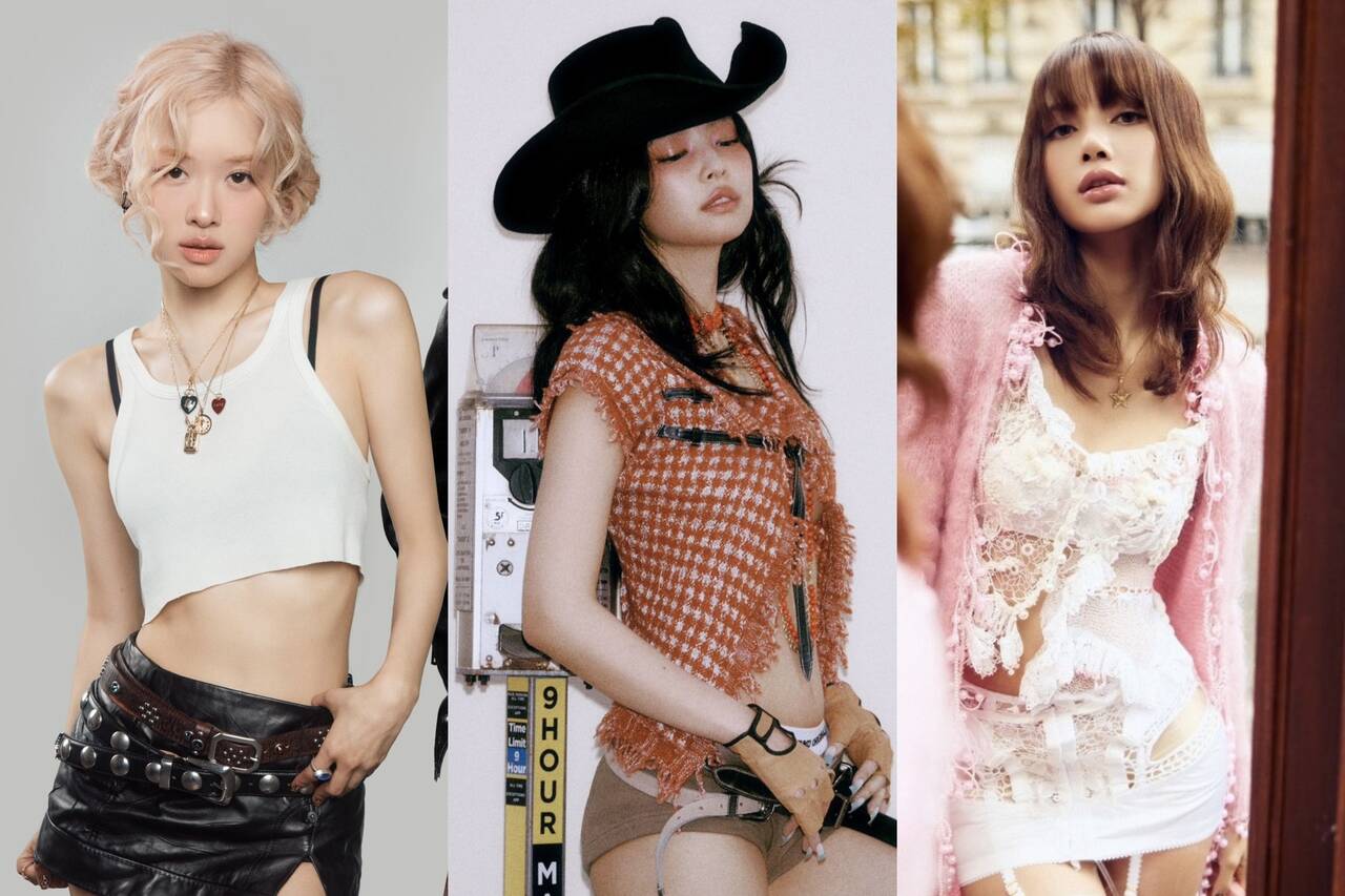 Rose, Jennie, Lisa released solo songs together in October. Photo: Instagram