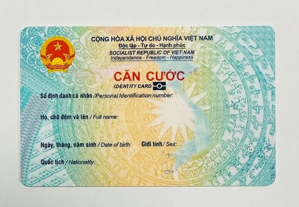 Identity card sample. Illustration photo: Ministry of Public Security