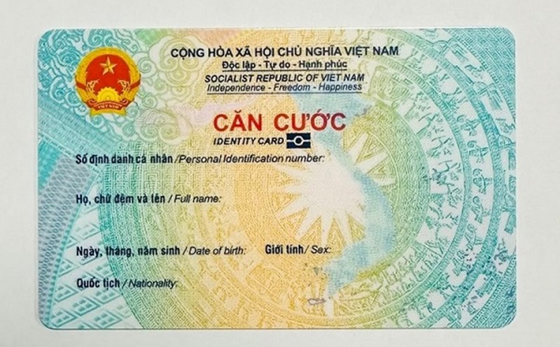 Identity card sample. Illustration photo: Ministry of Public Security