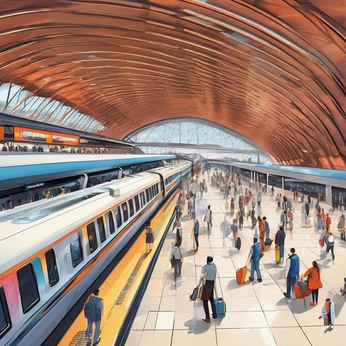 Đồ họa về dự án Đường sắt cao tốc Bắc - Nam. Ảnh minh họa: Cổng thông tin điện tử Chính phủ