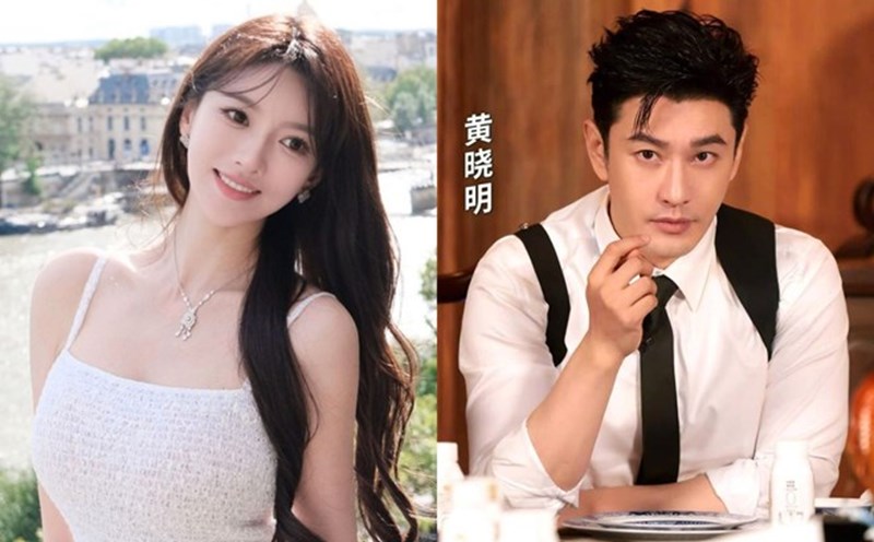 Diep Kha and Huynh Hieu Minh publicly dated in mid-September. Photo: Weibo