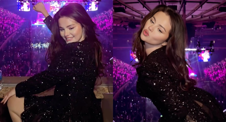 Selena Gomez wears Cong Tri's design. Photo: NSCC