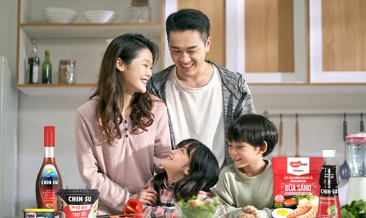 Sản phẩm Chin-su quen thuộc với bữa ăn gia đình. Ảnh: Masan Group