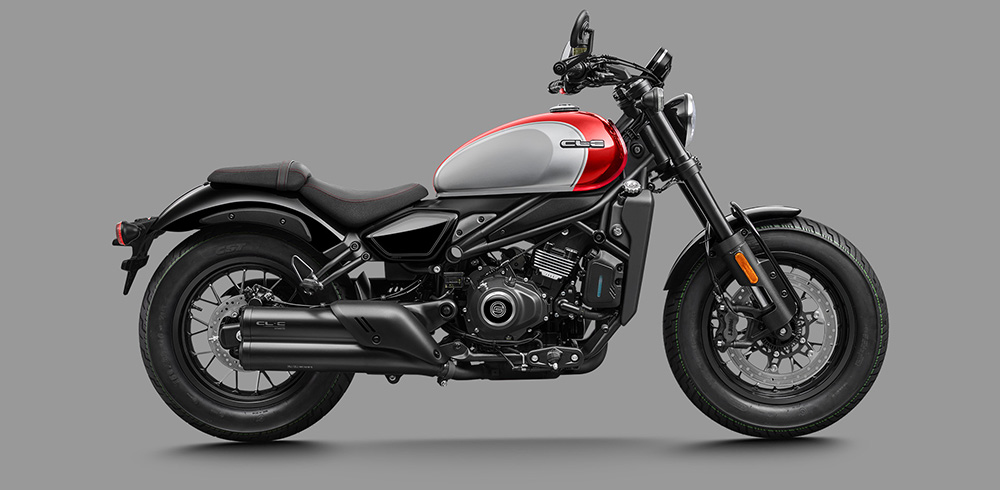 Many cheap cruiser motorcycle models are suitable for long journeys. Photo: CFMoto