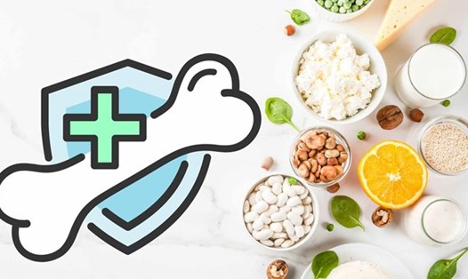 Canxi đóng vai trò quan trọng trong việc duy trì xương và răng chắc khỏe. Đồ họa: Đinh Đinh