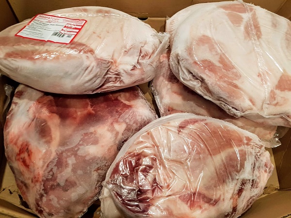 Pork imported into Vietnam. Photo: Khanh Vu