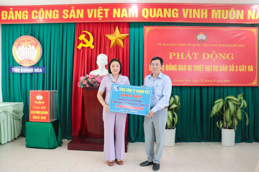 Van hoa chia se kho khan cung cong dong duoc Khatoco thuc hien suot trong 41 nam qua. Anh: Kieu Huong