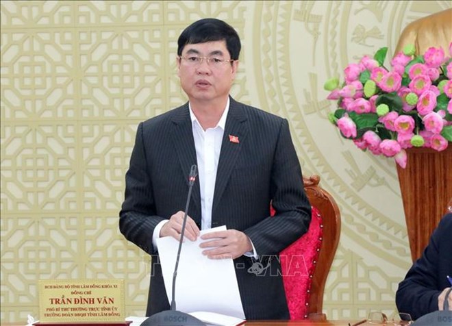 Mr. Tran Dinh Van - National Assembly Delegation of Lam Dong province - was dismissed from his duties as a National Assembly delegate. Photo: VNA