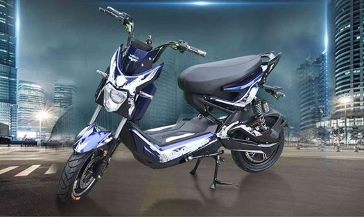Xe máy điện đi được 80km, có khóa thông minh chống trộm. Ảnh: Anbico
