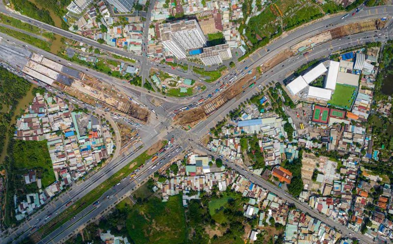 An Phu Intersection Project (Thu Duc City). Photo: Anh Tu