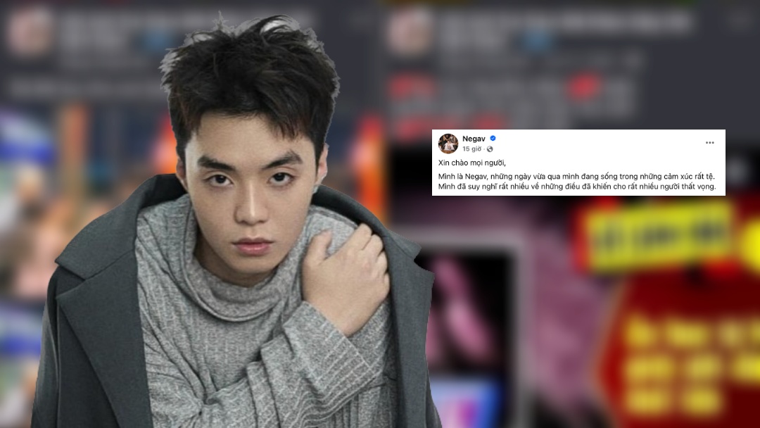 Negav bị chỉ trích vì phát ngôn phản cảm trong quá khứ. Ảnh: Facebook nhân vật