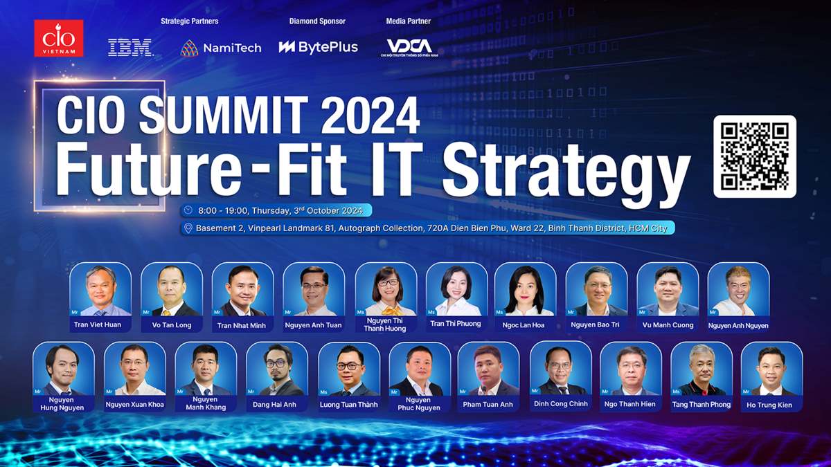 CIO Summit 2024 will provide valuable insights and information on the latest technology trends, in the context of strong digital transformation as today. Photo: CIO Vietnam