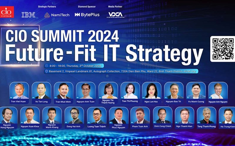 CIO Summit 2024 will provide valuable insights and information on the latest technology trends, in the context of strong digital transformation as today. Photo: CIO Vietnam
