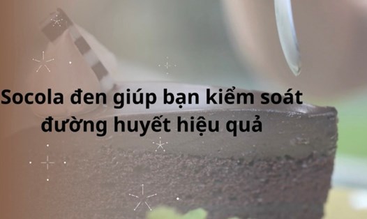 Socola đen có thể giúp bạn kiểm soát đường huyết hiệu quả. Đồ hoạ: Hương Giang