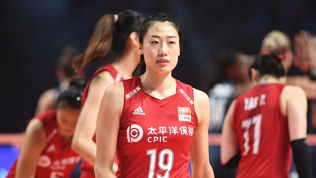 Liu Yanhan từng có giai đoạn khoác áo tuyển bóng chuyền nữ Trung Quốc. Ảnh: VCG