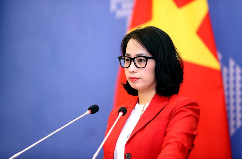 According to Spokesperson Pham Thu Hang, the Vietnamese Ministry of Foreign Affairs has had serious discussions with the Chinese Embassy in Hanoi about the incident. Photo: Ministry of Foreign Affairs