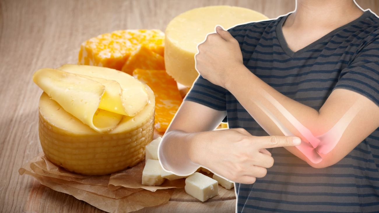Cheese contains a lot of calcium, protein, vitamins... good for bones. Graphics: Thanh Thanh