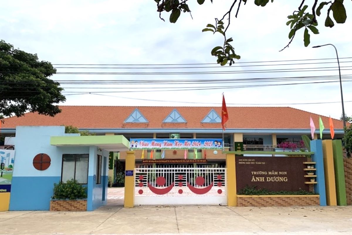 The principal of Anh Duong Kindergarten (Chau Duc district) will be disciplined for shortcomings in his work. Photo: Thai Binh