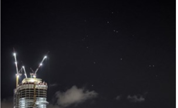 An Iranian attack on Israel on October 1, 2024. Photo: AFP