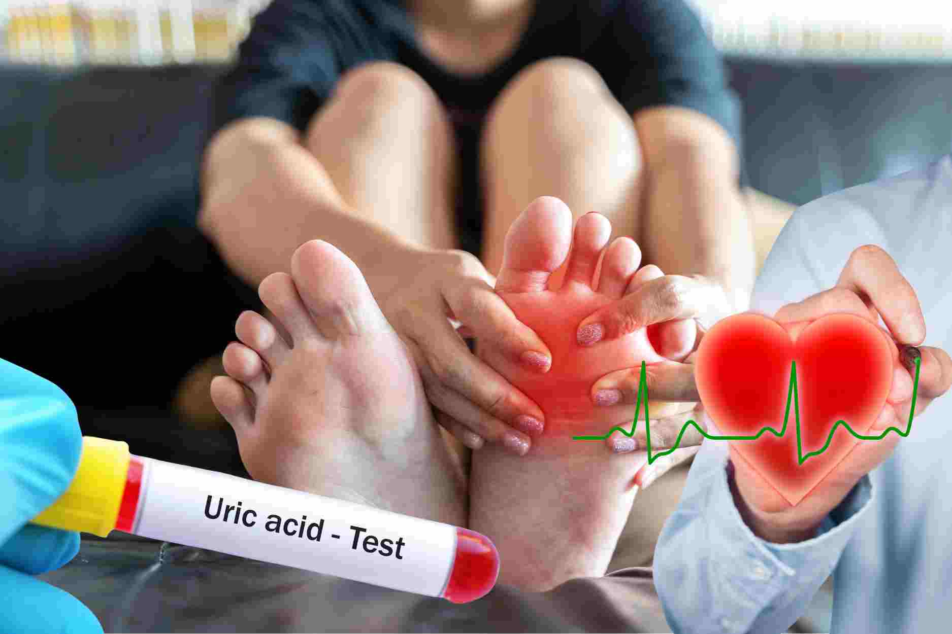 4 most vulnerable parts when uric acid spikes