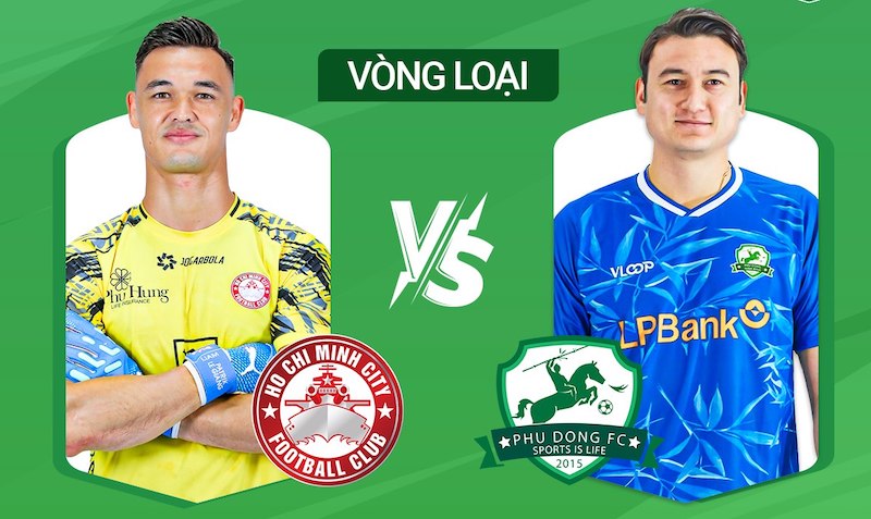 Ho Chi Minh City meets Phu Dong Ninh Binh in the qualifying round of the 2024-2025 National Cup. Photo: FPT Play