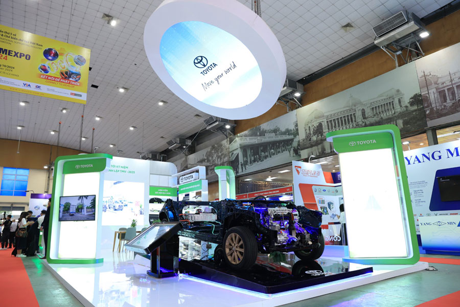 The total number of localized products of Toyota Vietnam currently reaches nearly 1,000 products of all kinds. Photo: G.M