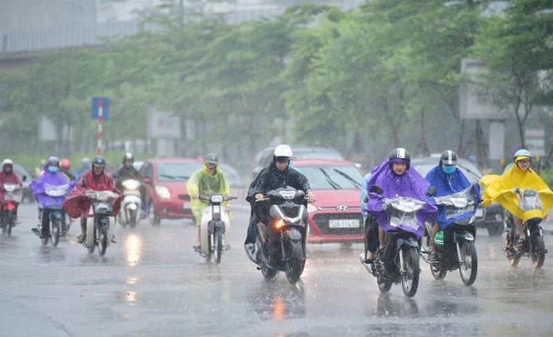 Weather Forecast Hanoi will have rain tomorrow, October 21. Photo: Minh Ha