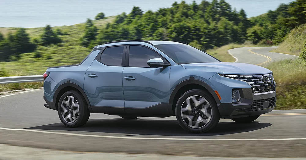 The 2024 Hyundai Santa Cruz is one of the pickup trucks rated 5 stars for safety. Photo: Hyundai