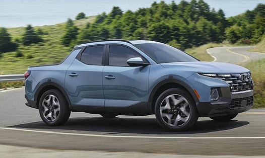 Hyundai Santa Cruz 2024 là một trong những mẫu xe bán tải được đánh giá an toàn 5 sao. Ảnh: Hyundai