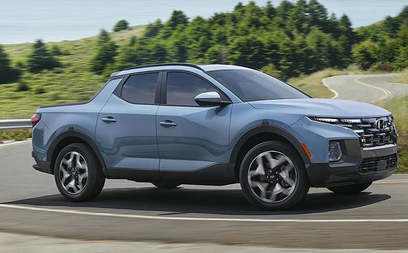 The 2024 Hyundai Santa Cruz is one of the pickup trucks rated 5 stars for safety. Photo: Hyundai