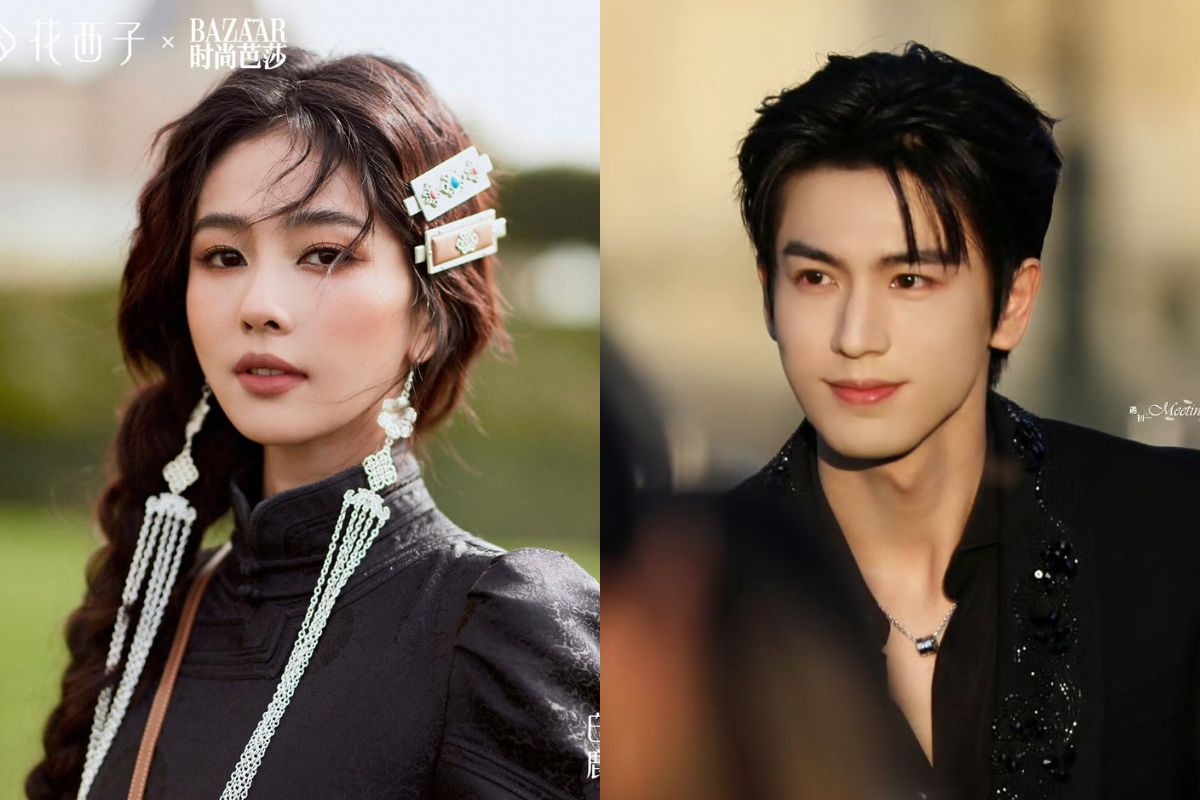 Bach Loc declared herself single after being rumored to be living with Truong Lang Hac. Photo: Weibo