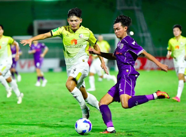Binh Duong FC won 4-3 in a penalty shootout against Binh Dinh in the National Cup qualifying round. Photo: Binh Dinh FC