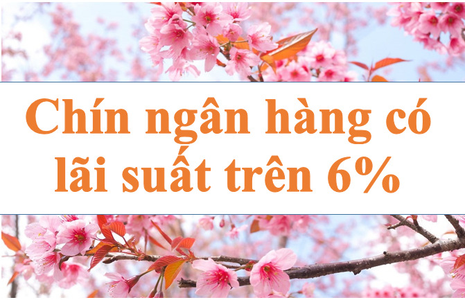 Nine banks have interest rates above 6%. Illustration photo: Ha Vy