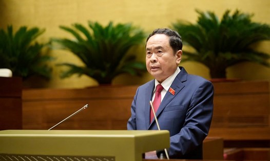 Theo Chủ tịch Quốc hội Trần Thanh Mẫn, luật cần cắt giảm, đơn giản hóa thủ tục hành chính; không để lợi ích nhóm, lợi ích cục bộ trong các luật. Ảnh: Quốc hội