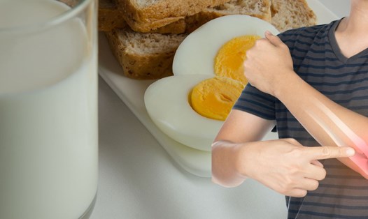 Trứng luộc với bánh mì ngũ cốc là món ăn sáng giúp xương chắc khỏe. Đồ họa: Thanh Thanh