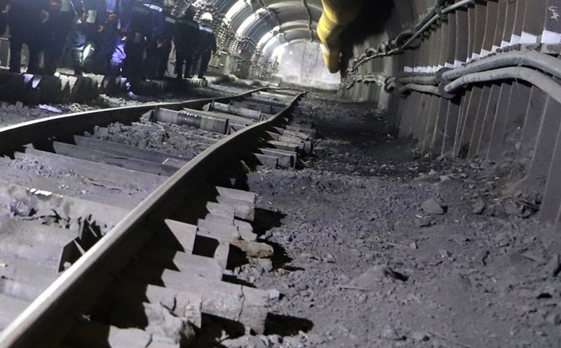 A tunnel at a Coal Company (in Quang Ninh) belonging to the Vietnam National Coal and Mineral Industries Group. Photo: Dieu Hoang