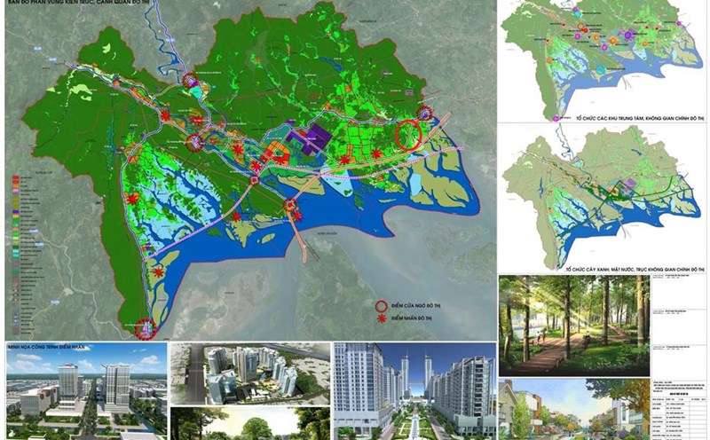 Perspective of planning of urban area and golf course in Dong Hai commune, Tien Yen district, Quang Ninh