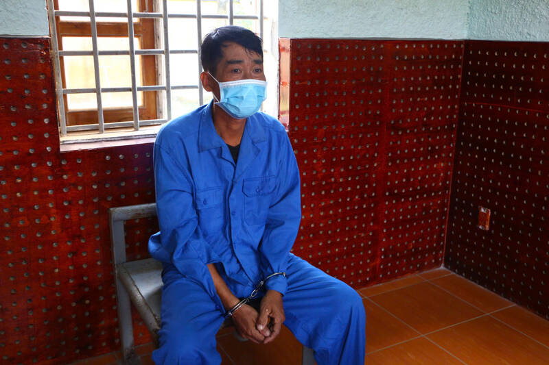 Man burned drinking buddy to death for throwing away snakehead fish head. Photo: Provided by police.