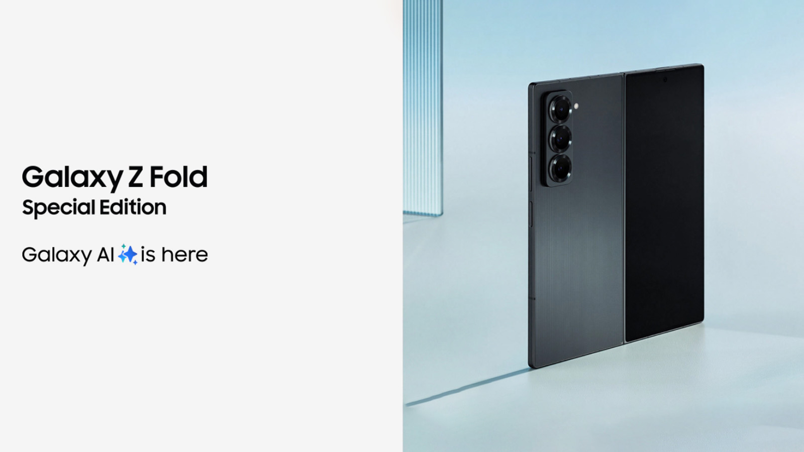 The Samsung Galaxy Z Fold Special Edition was launched on October 21 in Korea. Photo: Samsung