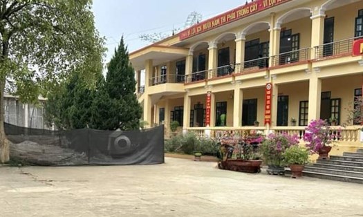 Ngôi trường nơi xảy ra vụ 1 học sinh tử vong do xích mích. Ảnh: Trường THCS Minh Khương