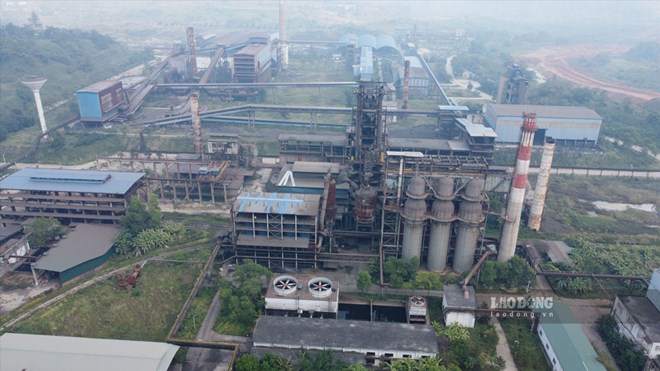 Factory of Vietnam - China Minerals and Metallurgy Company Limited in Lao Cai. Photo: Dinh Dai