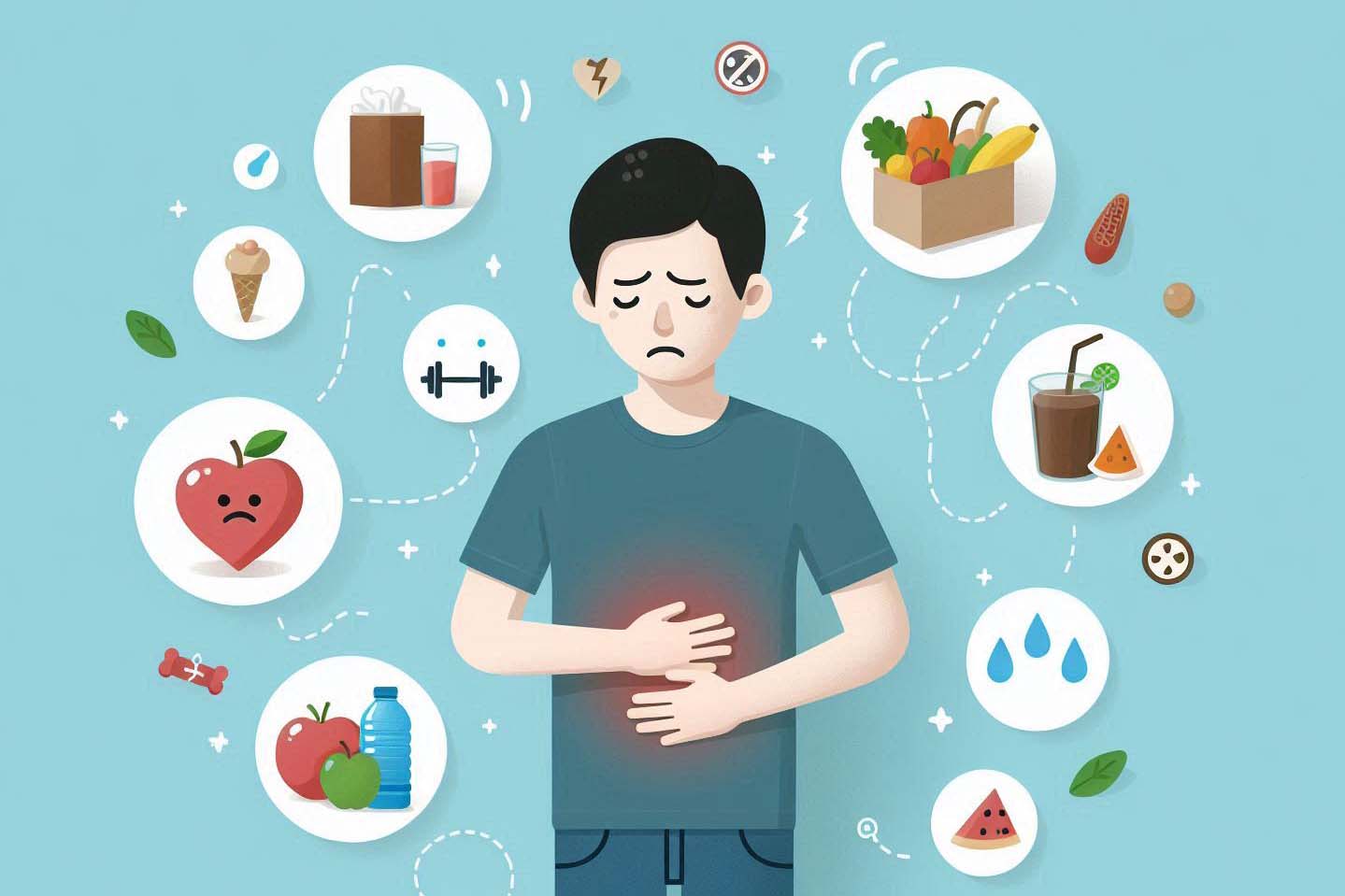 Constipation can cause digestive disorders. Photo - AI: Ngoc Thuy